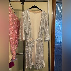 Sequin Kimono